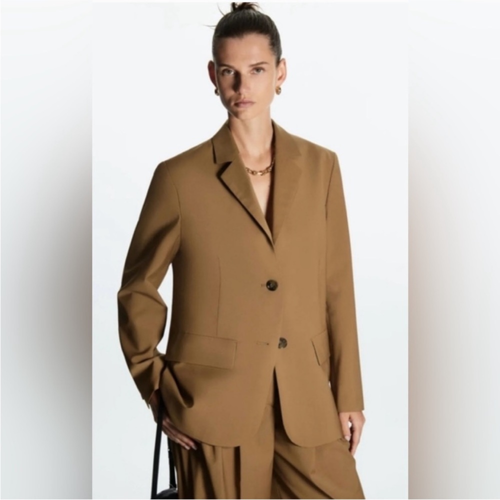 Like New!! COS Wool Women's Brown Blazer
